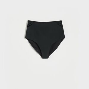 Reserved - Plážové kalhotky s průstřihy - Černý