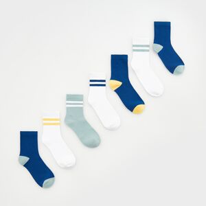 Reserved - Sada 7 párů ponožek - Bílá