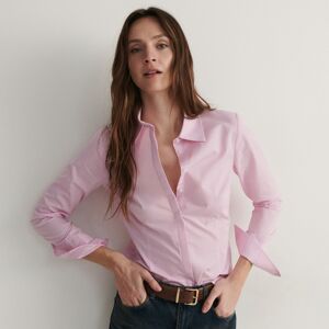 Reserved - Košile s bavlnou - Růžová