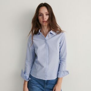 Reserved - Košile s bavlnou - Modrá
