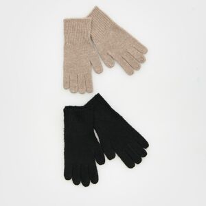 Reserved - 2 pack rukavice - Béžová