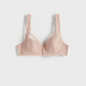 Reserved - Ladies` brassiere - Růžová
