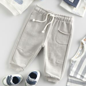 Reserved - Oversized teplákové kalhoty - Světle šedá