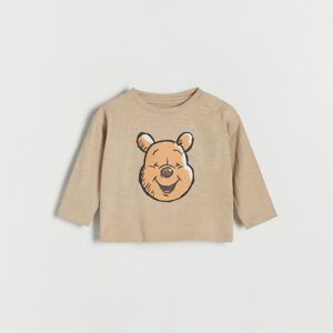 Reserved - Tričko s dlouhými rukávy Winnie the Pooh - Béžová
