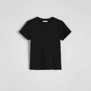 Reserved - Bavlněné tričko - Černý