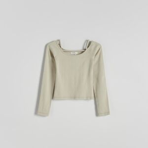 Reserved - Ladies` blouse - Krémová