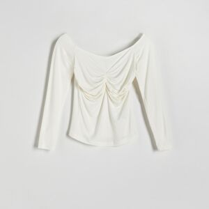 Reserved - Ladies` blouse - Bílá