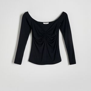 Reserved - Ladies` blouse - Černý