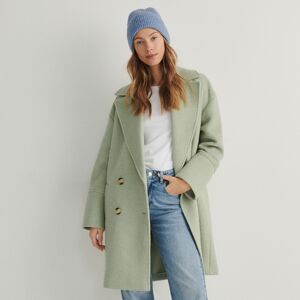Reserved - Dvouřadý kabát - Zelená