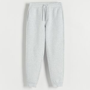 Reserved - Teplákové kalhoty regular fit - Světle šedá