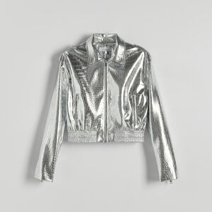 Reserved - Ladies` jacket - Stříbrná