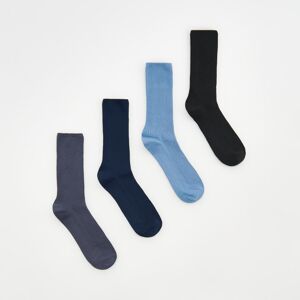 Reserved - Sada 4 párů ponožek - Modrá