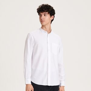 Reserved - Košile regular fit se stojáčkem - Bílá