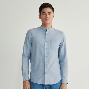 Reserved - Košile regular fit se stojáčkem - Modrá