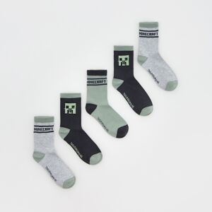 Reserved - Ponožky Minecraft 3 pack - Zelená