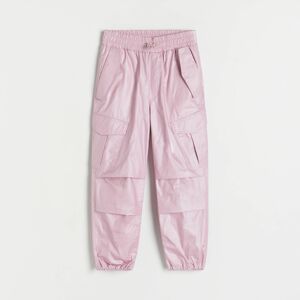 Reserved - Girls` trousers - Růžová