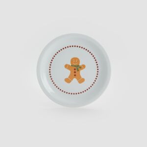 Reserved - Porcelánový talíř se vzorem - Oranžová