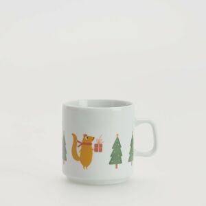 Reserved - Porcelánový hrnek s vánočním motivem - Vícebarevná