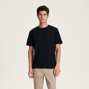 Reserved - Bavlněné tričko střihu regular - Černý