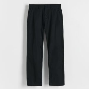 Reserved - Kalhoty chino regular fit - Tmavomodrá