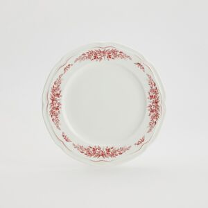 Reserved - Porcelánový talíř - Bordó