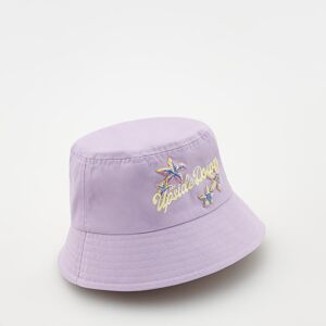 Reserved - Klobouk bucket hat s potiskem - Fialová