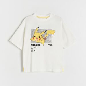 Reserved - Tričko s potiskem Pokémon - Krémová