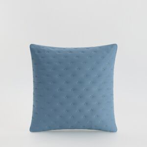 Reserved - Bavlněný povlak na polštář s vyšívanými detaily - Modrá