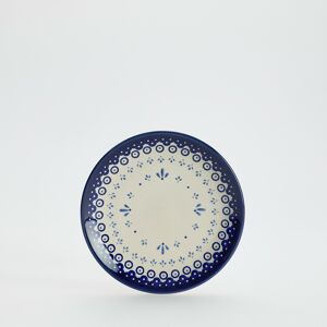 Reserved - Keramický talíř se vzorem - Vícebarevná