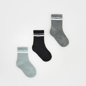 Reserved - Sada 3 párů ponožek - Tyrkysová