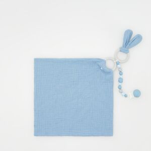 Reserved - Babies` diaper, pacifier holder & toy - Modrá