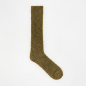 Reserved - Ponožky z měkkého úpletu - Khaki