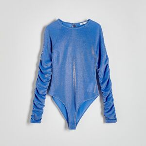 Reserved - Ladies` blouse body - Modrá