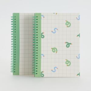 Reserved - Zápisník s dětským motivem (2 ks) - Zelená