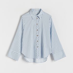 Reserved - Košile se širokými manžetami - Modrá