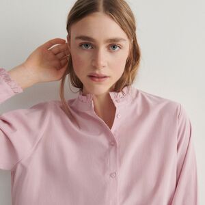 Reserved - Košile s volánky - Růžová