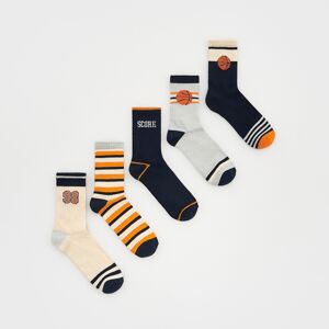 Reserved - Ponožky 5 pack - Oranžová