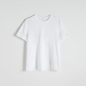 Reserved - Hladké tričko ze směsi lyocellu - Bílá