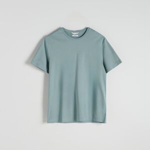 Reserved - Hladké tričko ze směsi lyocellu - Tyrkysová