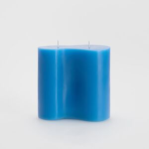 Reserved - Svíčka nepravidelného tvaru - Modrá