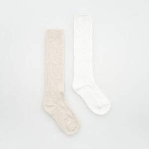 Reserved - Ladies` socks - Krémová