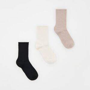 Reserved - Bavlněné ponožky 3 pack - Černý