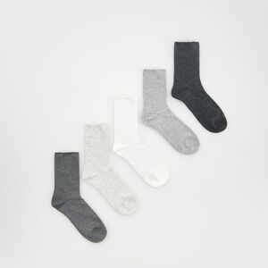 Reserved - 5 balení ponožek - Šedá