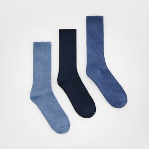 Reserved - Sada 3 párů ponožek - Modrá