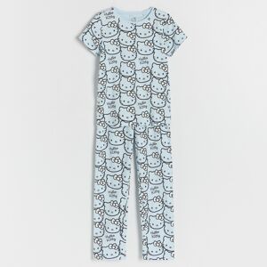 Reserved - Pyžamová souprava pro miminko Hello Kitty - Modrá
