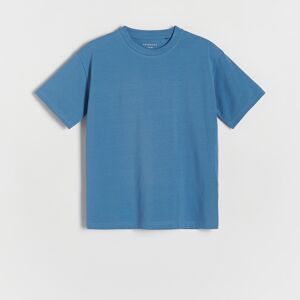 Reserved - Bavlněné tričko oversized - Modrá