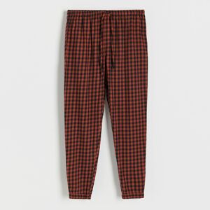 Reserved - Bavlněné pyžamové kalhoty - Oranžová