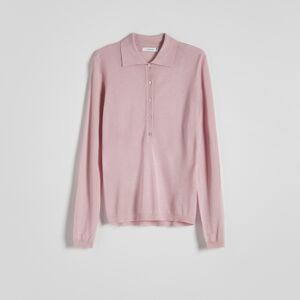 Reserved - Ladies` sweater - Růžová