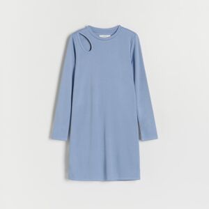 Reserved - Proužkované šaty - Modrá