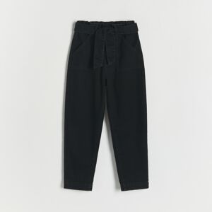 Reserved - Girls` jeans trousers - Černý